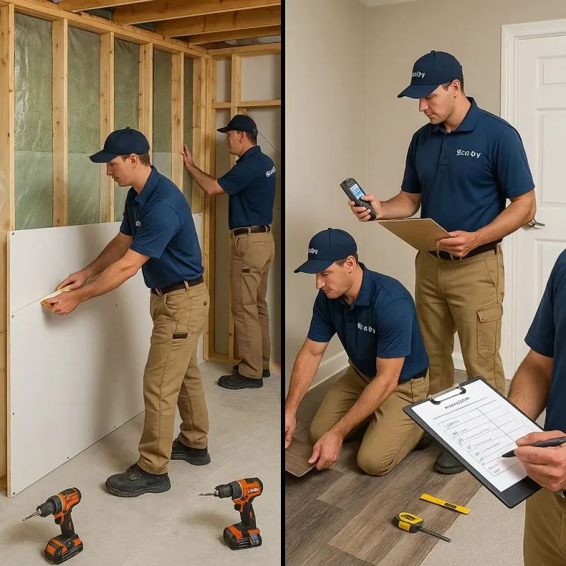 Repairs and Reconstruction process in Central City, IA